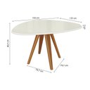 Ver imagem 2 de Mesa Duna para Sala de Jantar Premium