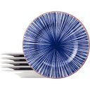 Ver imagem 2 de Kit Jogo Prato Raso Jantar 10peças 10 Pessoas Abstratta 28cm