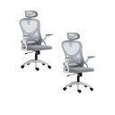 Ver imagem 3 de Kit 2 Cadeiras Escritório Presidente Home Office Mesh Columbus Rivatti
