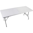 Ver imagem 1 de Mesa Plast Dobr Retangular 180cm Branca