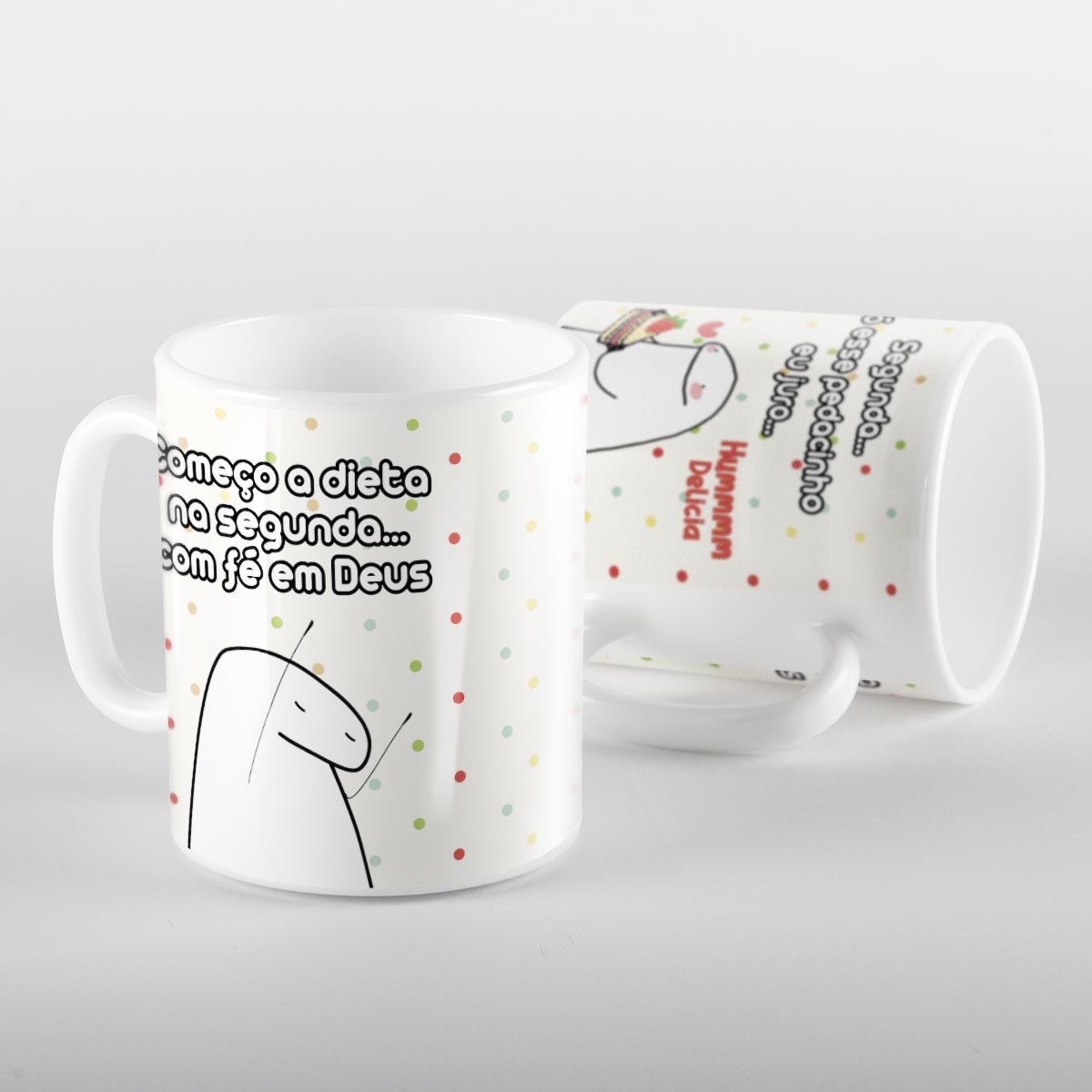 Caneca flork começo da dieta