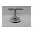 Ver imagem 2 de Sapata Regulável 3/8 Chapa 04 Furos Para Moveis 176 Unidades