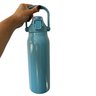 Garrafa Térmica Água Inox Academia Alça Tampa Não Vaza 12hs Quente/frio Copo Térmico Sport Azul - 1