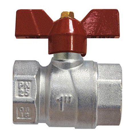 Válvula Esfera F/f Borb. Em Alum. 1/4 Pol Perfecta Emmeti