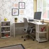 Mesa Escrivaninha em L Malu e Estante Livreiro 45x81cm Lean A06 Branco - Mpozenato - 9