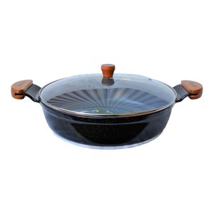 Frigideira Preto Liso Antiaderente Cerâmica Javali Am 30cm