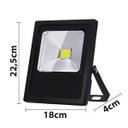 Ver imagem 6 de Refletor Led Holofote 30w Bivolt Resistente À Chuva e Pó:branco Frio