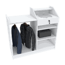 Ver imagem 1 de BALCÃO CAIXA COM ARARA EXPOSITOR M181.2021.B (CAIXA LOJA) MUNDI MOVEIS