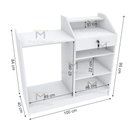 Ver imagem 2 de BALCÃO CAIXA COM ARARA EXPOSITOR M181.2021.B (CAIXA LOJA) MUNDI MOVEIS