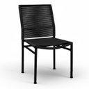 Ver imagem 2 de Cadeira Corda Náutica Lari em Alumínio Preto