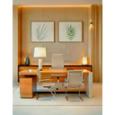 Ver imagem 2 de Cadeira Sevilha Courino - Base Fixa Cor:fendi