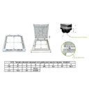 Ver imagem 5 de Tampa Casa Máquina Piscina Rebaixada Art Grelha 80x80cm C G.D.A. INDUSTRIA E DISTRIBUIDORA DE FUNDID