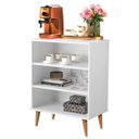 Ver imagem 2 de Buffet Aparador Cantinho Café Bruno Retrô com Prateleiras Branco