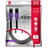 Cabo de Rede CAT8 PATCH CORD FTP 2000 MHZ / 40 GBPS 1M Roxo 5+ - 2