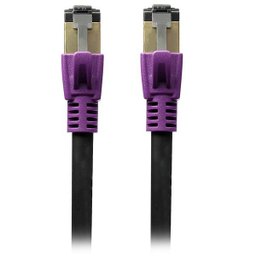 Cabo de Rede CAT8 PATCH CORD FTP 2000 MHZ / 40 GBPS 1M Roxo 5+ - 1