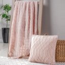 Ver imagem 1 de Manta Tricot Style Decorativa 160x220 Toque Super Macio Champagne