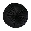 Ver imagem 3 de 2 Almofadas Redondas Rendy em Veludo Preto e Branco