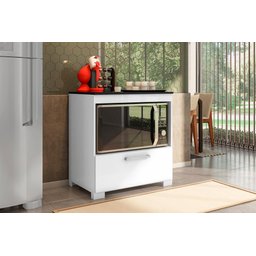 Armario Para Cooktop 5 Bocas Branco Albânia Casa Mobilia - 5