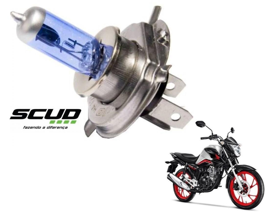 Lâmpada Farol Super Branca - Scud - Motos 125cc | MadeiraMadeira