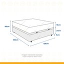 Ver imagem 5 de Cama Box Baú com Colchão D33 Ortobom Iso 100 Viúva 128cm