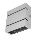 Ver imagem 2 de Arandela Slim 2 Frisos e 2 Fachos - Interna e Externa - Branco