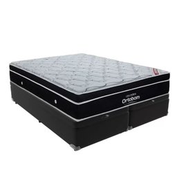 Cama Box com Baú Queen Blindado + Colchão de Molas Ensacadas - Ortobom - Elegant Superpocket 158x198 - 5