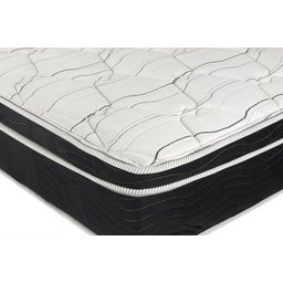 Cama Box com Baú Queen Blindado + Colchão de Molas Ensacadas - Ortobom - Elegant Superpocket 158x198 - 3