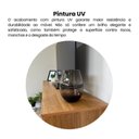 Ver mais imagens de Kit para Sala de Estar Rack Ripado e Aparador e Mesa de Centro City Marrom