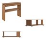 Kit para Sala de Estar Rack Ripado e Aparador e Mesa de Centro City - 2