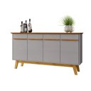 Ver imagem 3 de Aparador Buffet 4 Portas e Prateleira Removível Opala