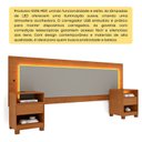 Ver imagem 4 de Cabeceira Box Casal/Queen Organica Luna 100% MDF LED e Carregador USB e 2 Gavetas 268cm x 72cm Yescasa