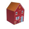 Enfeite Casinha Bloco Decor Felicidade Mora Aqui em Mdf 15cm - 2