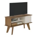 Ver imagem 3 de Kit para Sala de Estar Rack e Mesa de Centro e Bar Frank Marrom 100% MDF