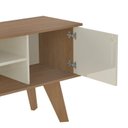 Ver imagem 5 de Kit para Sala de Estar Rack e Mesa de Centro e Bar Frank Marrom 100% MDF