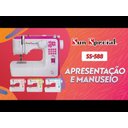 Ver imagem 7 de Máquina Costura Doméstica Ss-588 110V Mecânica Pink - Sun Special