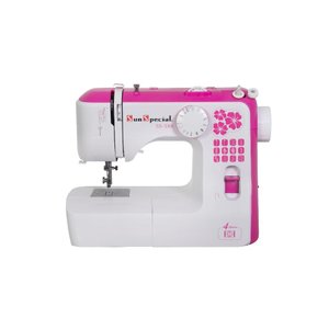 Máquina Costura Doméstica Ss-588 110V Mecânica Pink - Sun Special