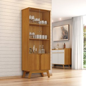 Cristaleira para Sala de Jantar Retrô Madri