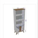 Ver imagem 5 de Cristaleira para Sala de Jantar Retrô Madri