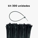 Ver imagem 3 de Kit 300 Abraçadeiras Nylon Preta Stein 150 X 2,5mm