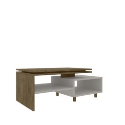 Mesa de Centro Decorativa Lima Tampo Duplo Design Moderno - 3