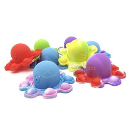 Chaveiro Polvo Reversível Pop It Fidget Toy Brinquedo Anti Stress Apertar TikTok Silicone Sensorial  - 19