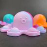 Chaveiro Polvo Reversível Pop It Fidget Toy Brinquedo Anti Stress Apertar TikTok Silicone Sensorial  - 5