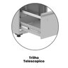 Gaveteiro Arquivo em Aço 4 Gavetas com Trilho Telescopico Of04sltcm - 17
