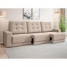 Sofá Boston Retrátil 2,30m Velosuede - Netsofas - 1