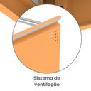 Ver mais imagens de Gaveteiro Arquivo para Escritório em Aço 4 Gavetas