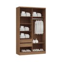 Ver imagem 6 de Guarda-Roupa 2 Portas de Correr com 1 Espelho, 2 Gavetas Requinte 100% MDF