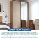 Ver imagem 7 de Guarda-Roupa 2 Portas de Correr com 1 Espelho 2 Gavetas Requinte 100% MDF