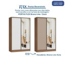 Ver imagem 3 de Guarda-Roupa 2 Portas de Correr com 1 Espelho 2 Gavetas Requinte 100% MDF