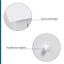 Ver imagem 6 de Mesa de Cabeceira 2 Gavetas em Madeira Maciça Nest Branco