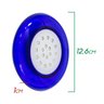 kit 3x Luminária Piscina Led Smd Ø125mm 18w Luz 6500k acabamento Azul St1077 - 3